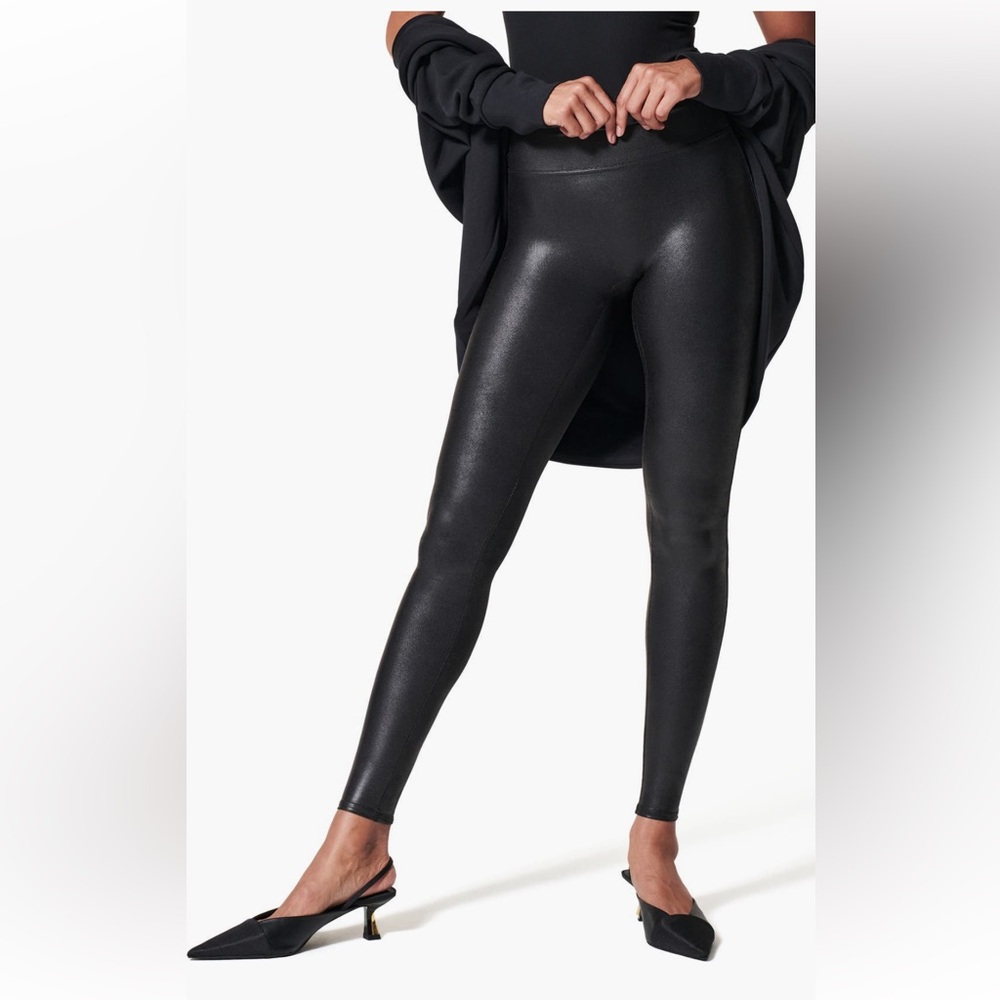 SPANX Faux Leather Leggings